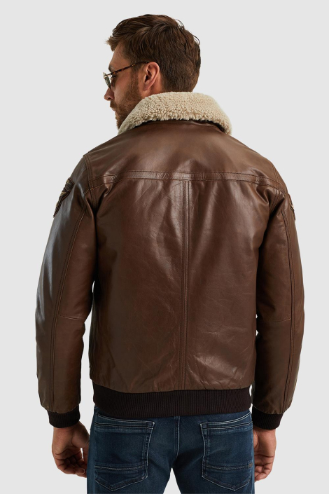 PME legend bruine heren leren jas