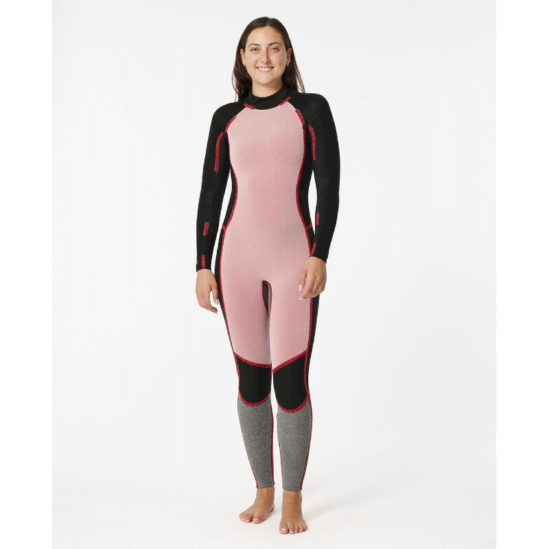 Women Dawn Patrol 4/3 mm Back Zip Wetsuit - Combinaison de surf femme