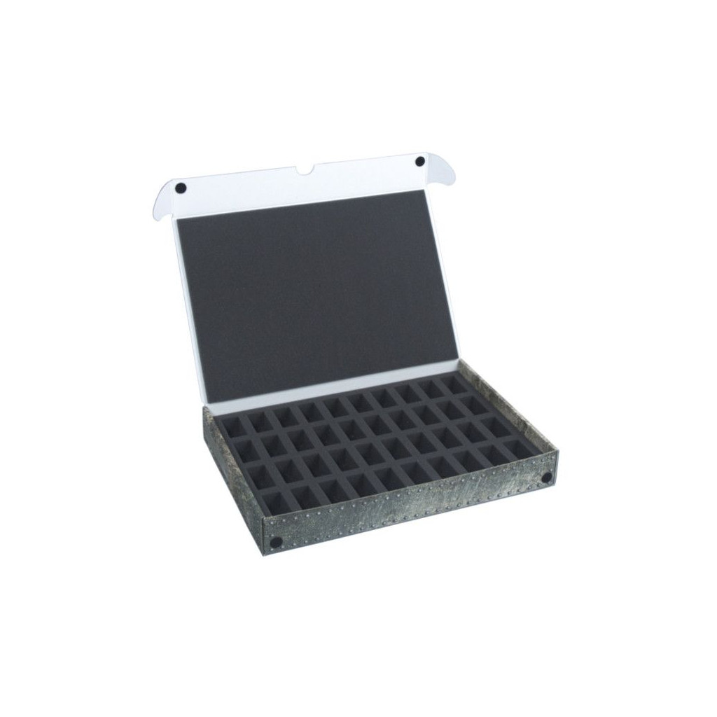 Rangement Safe & Sound - Boîte pour 40 Figurines (Socles 25mm)