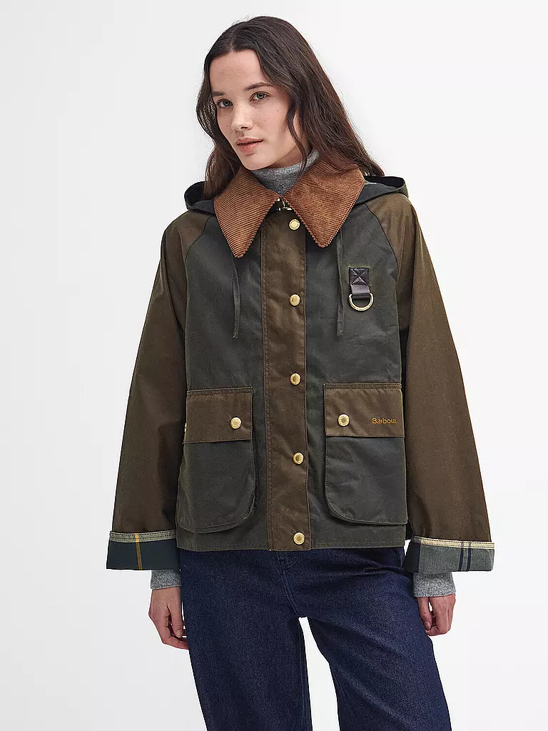 BARBOUR Jacke REIGHTON WAX olive
