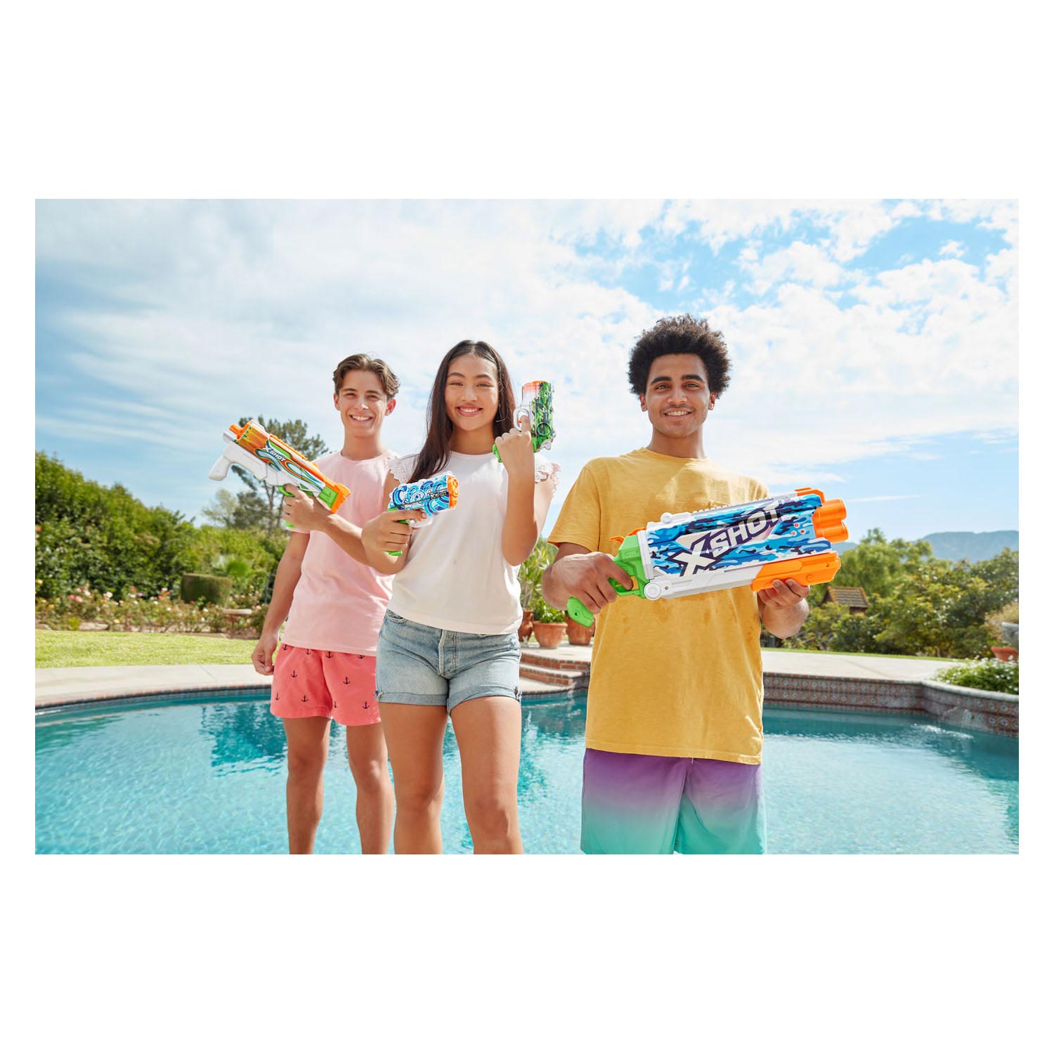 X-Shot Waterpistool Fast Fill Skins Pump Action, 500ml