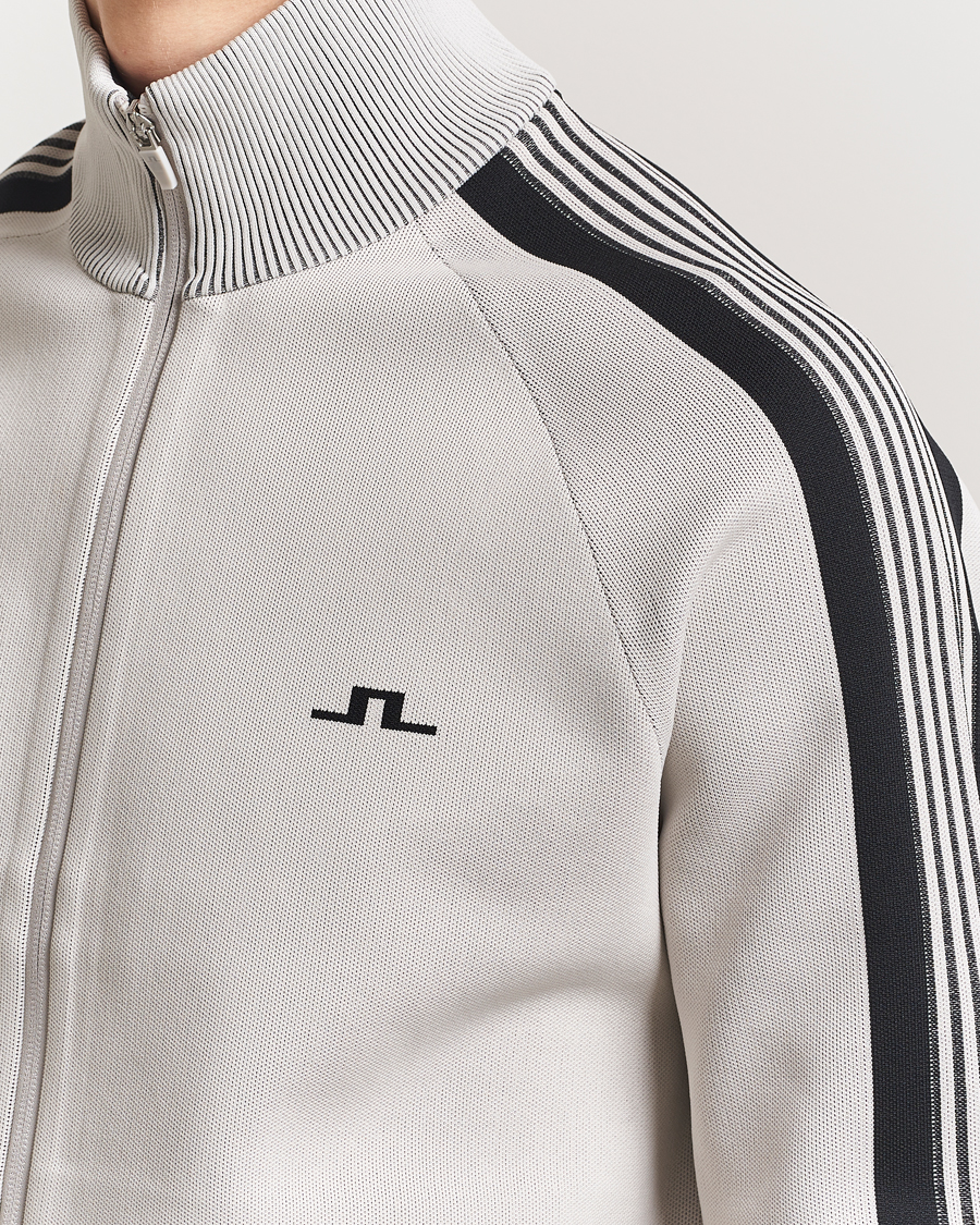 J.Lindeberg Max Tech Knit Track Jacket Moonbeam