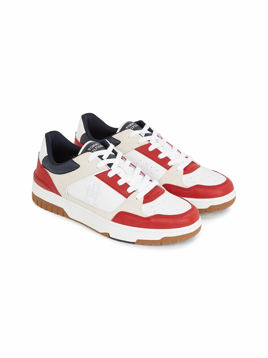 TOMMY HILFIGER<br>Tênis Street Block em leer