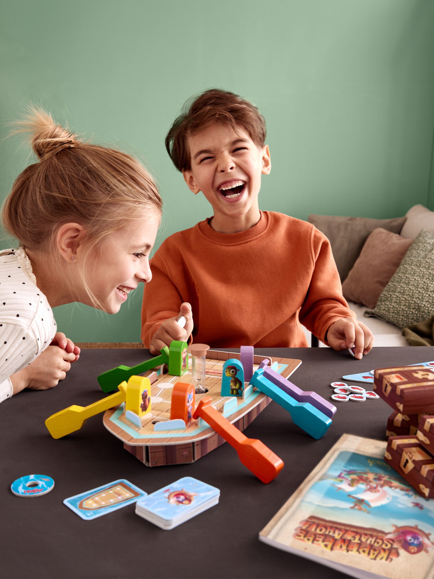 HABA Unisex Spiel Käpt’n Pepe, Schatz Ahoi! 1er Pack