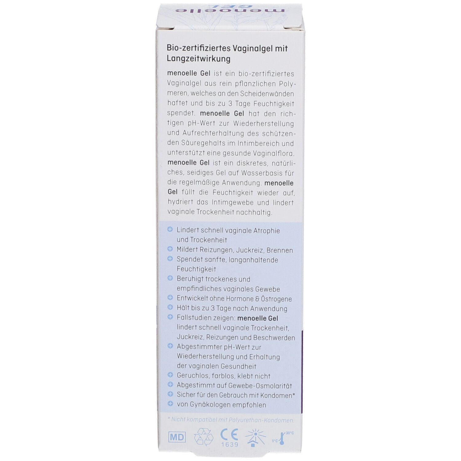 menoelle® GEL Vaginales Feuchtigkeitsgel mit Langzeitwirkung