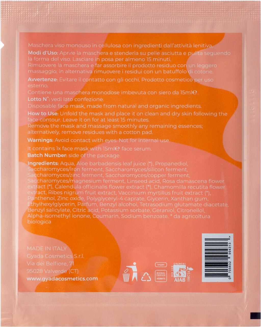 GYADA Cosmetics  Beruhigende Tuchmaske Nr.2, 15 ml