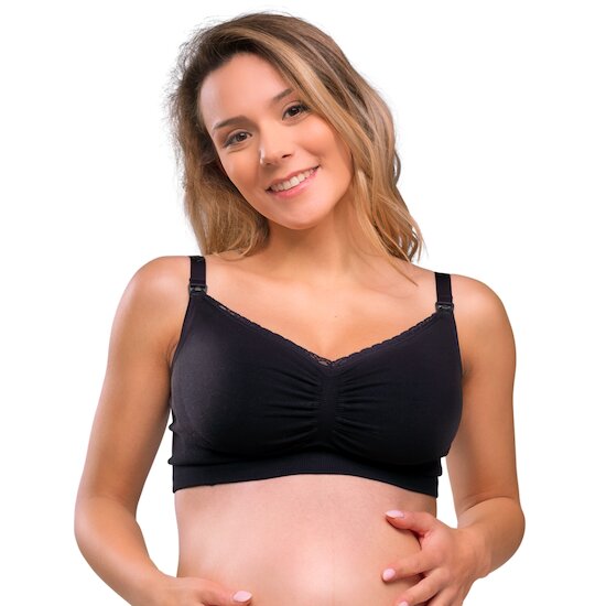 Soutien-gorge d'allaitement rembourré carri-gel®   Noir        L   de               Carriwell