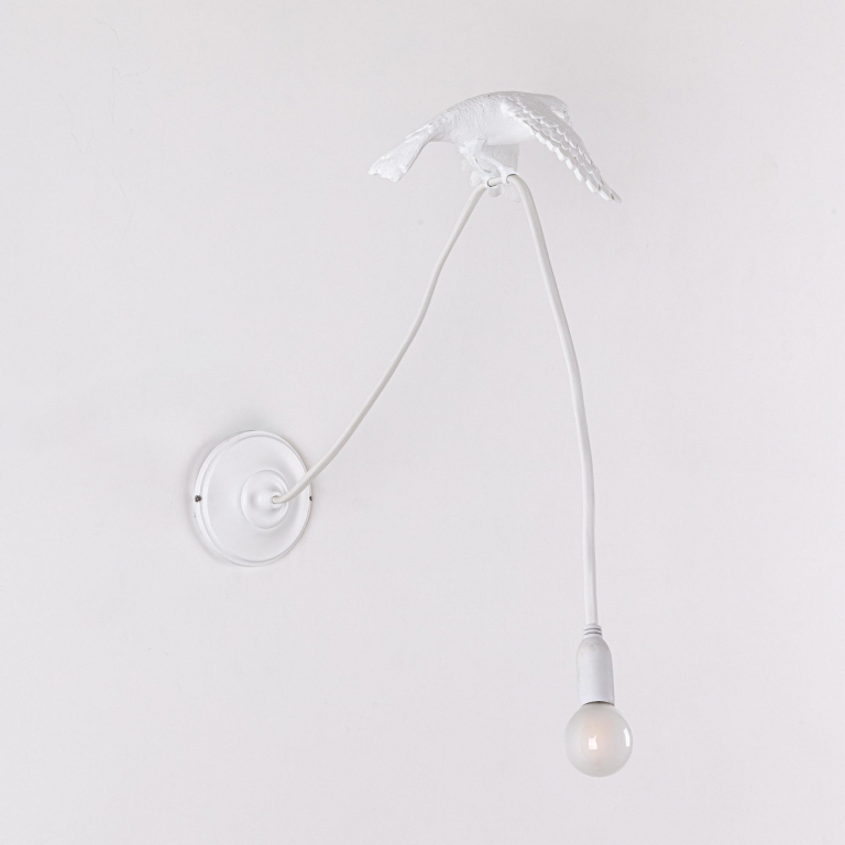 Seletti Sparrow Taking Off wandlamp