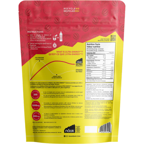 Boissons énergétiques NAAK ULTRA ENERGY DRINK MIX WATERMELON
