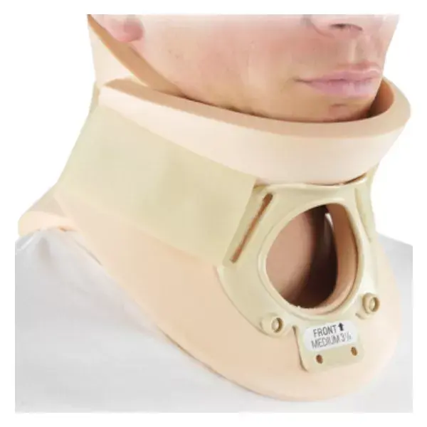 Colar cervical Donjoy California com abertura traqueal, altura 10,8 cm, tamanho P