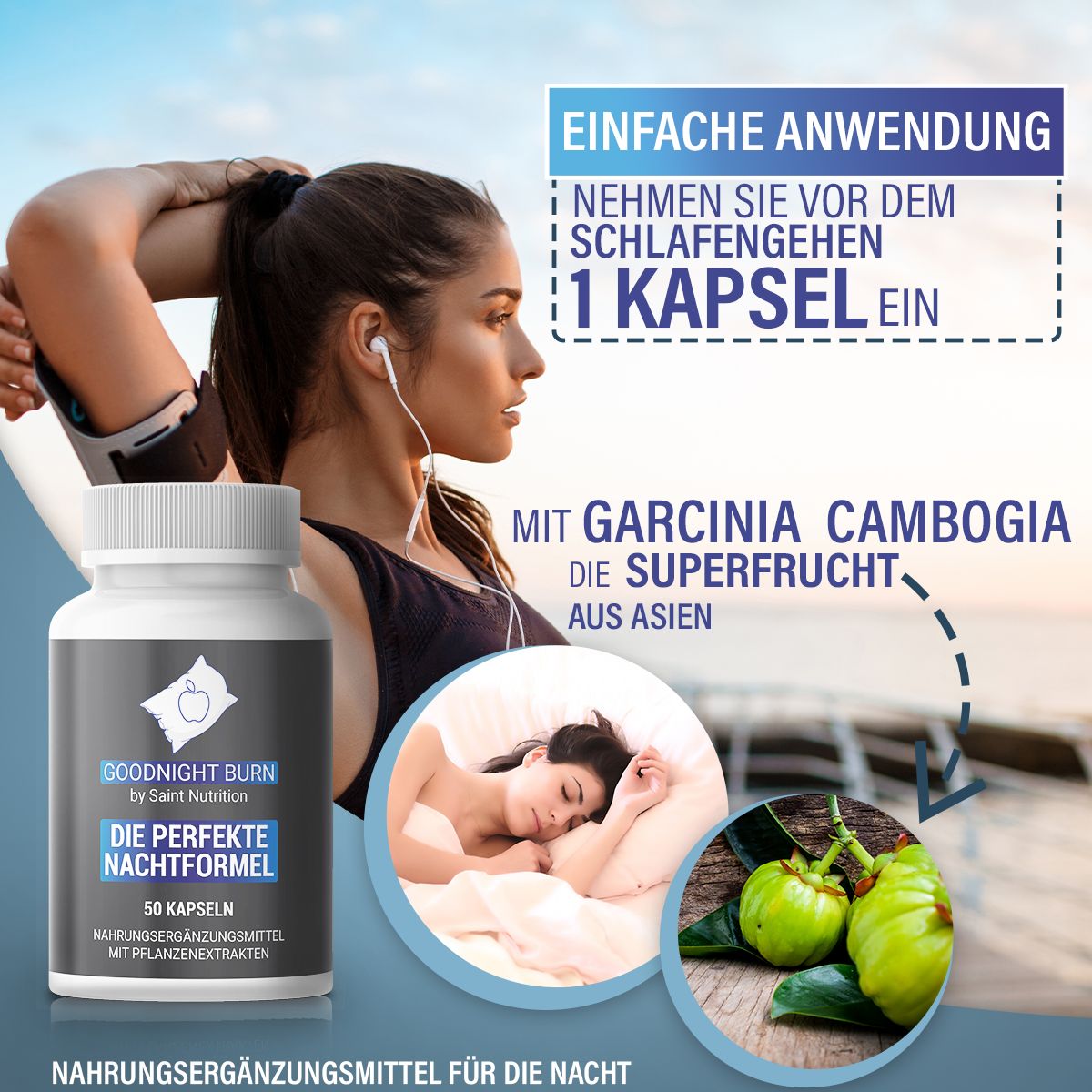 Saint Nutrition® | Good Night Burn Abnehm-Kapseln
