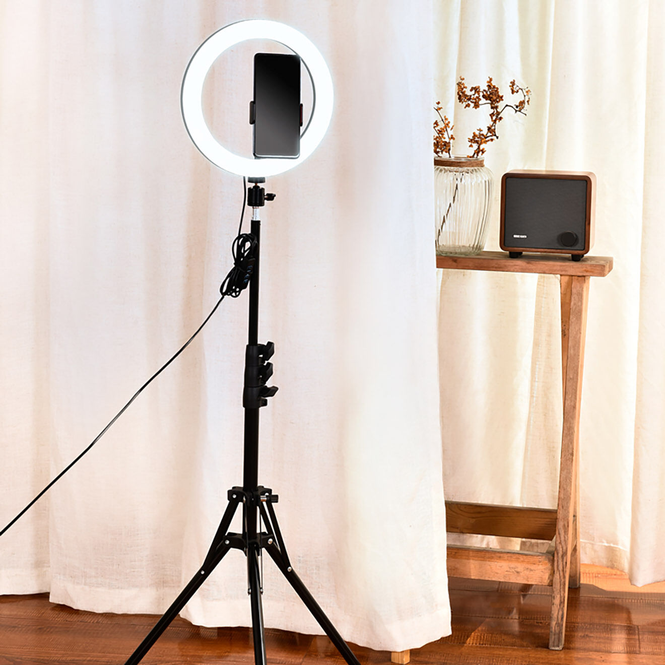 WI-LIGHT Selfie sur pied 10' rl10 noir