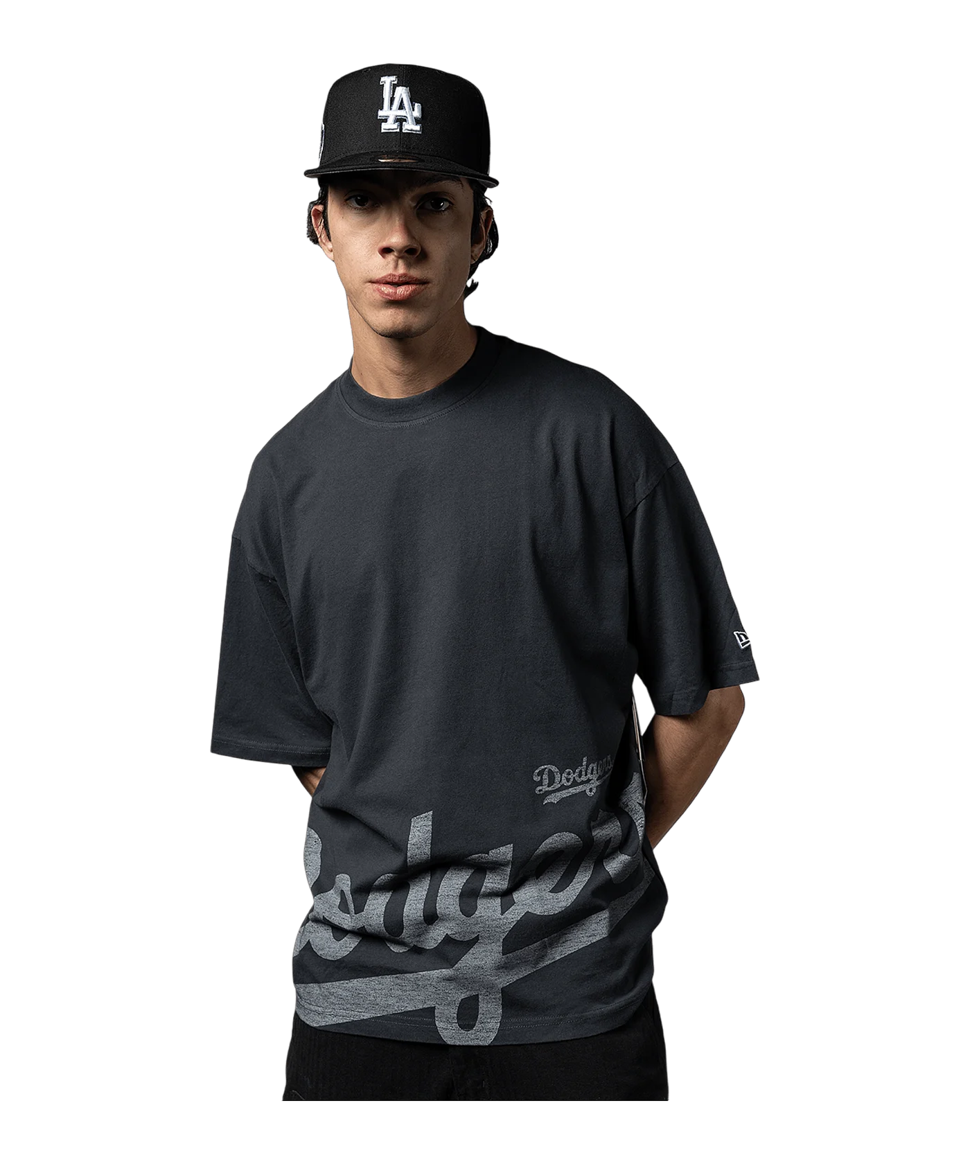 New Era MLB LA. Dodgers Oversized T-Shirt Schwarz