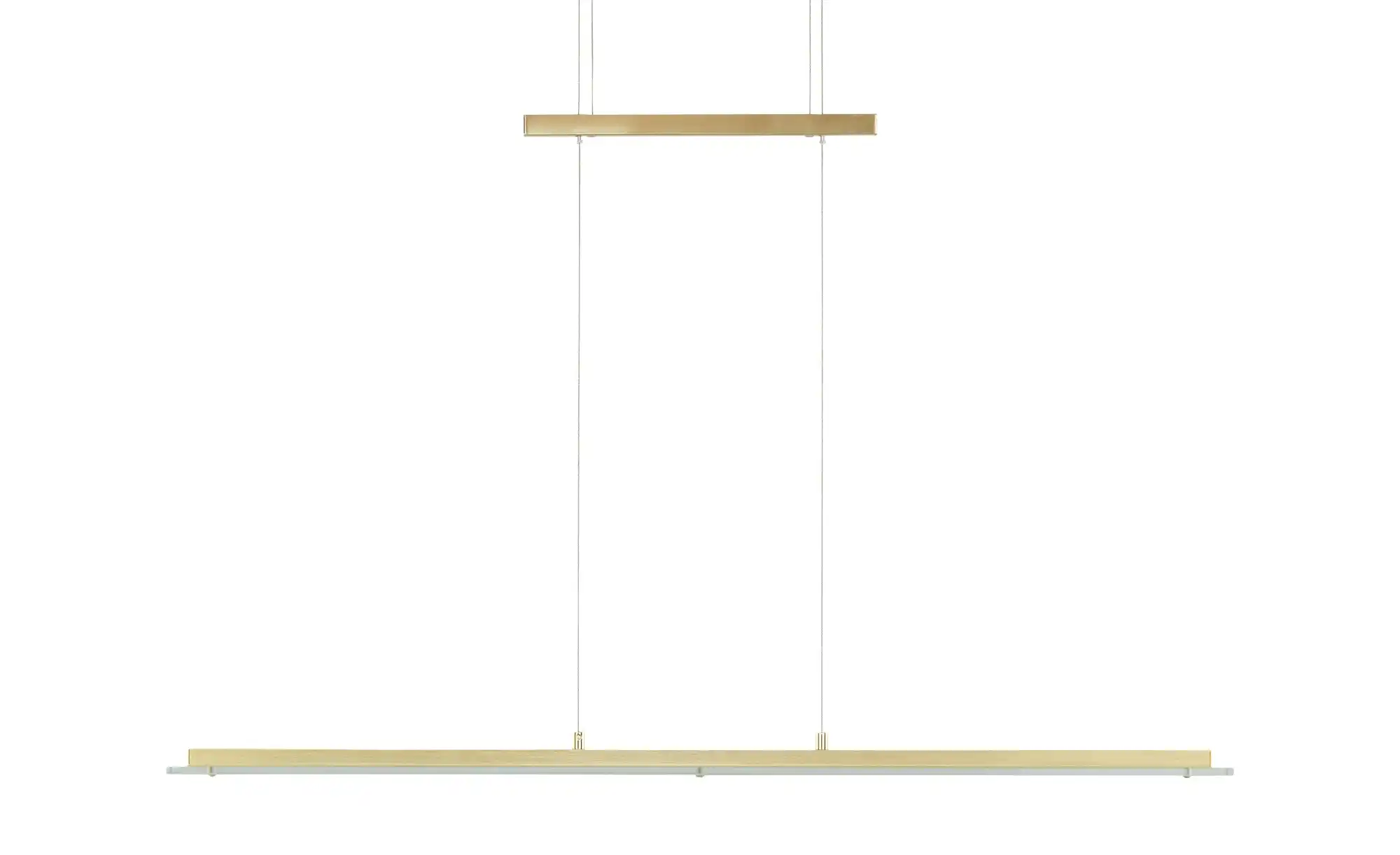 Fischer-Honsel LED-Pendelleuchte, messing matt mit Dimmer
