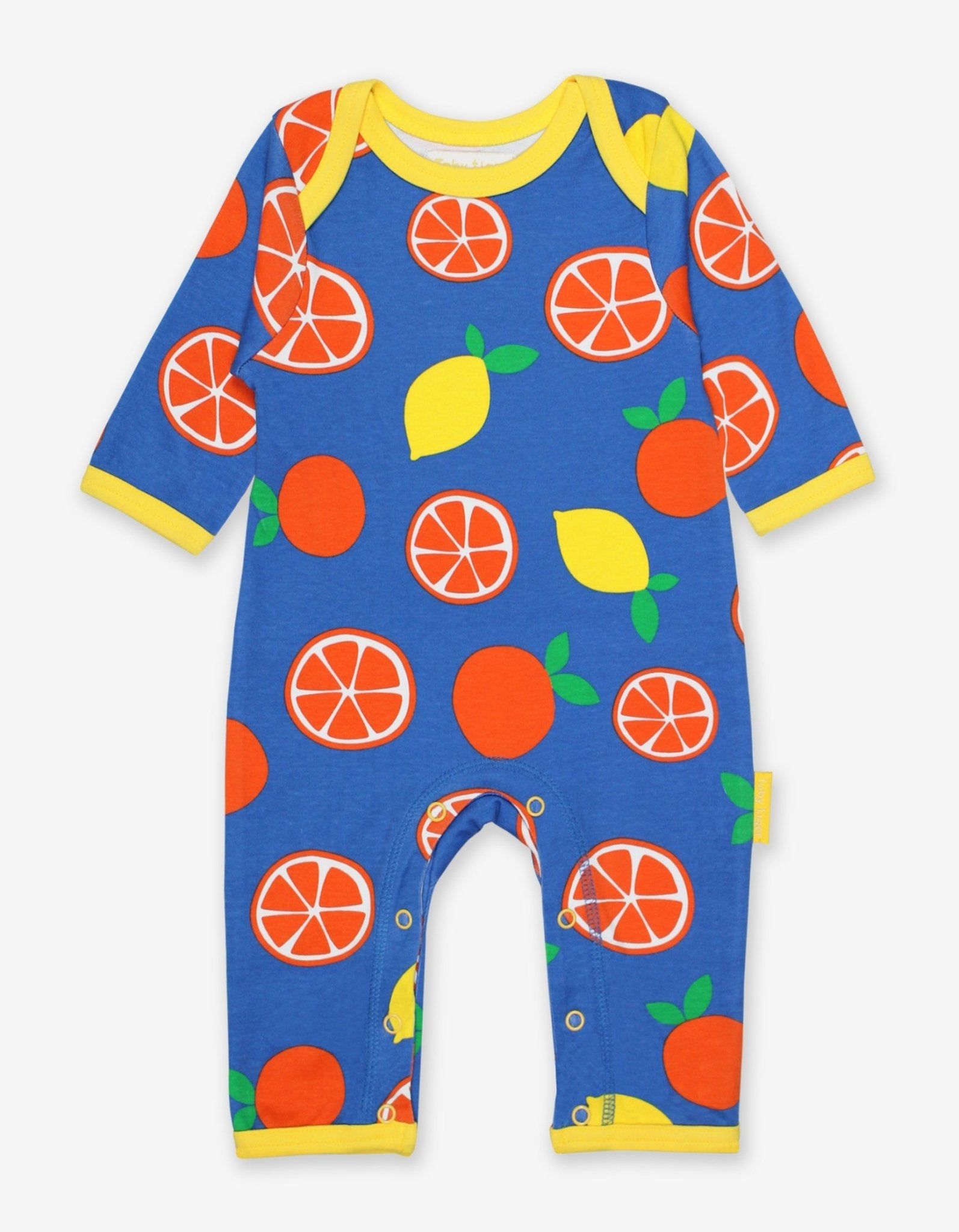 Toby Tiger Schlafanzug mit Orangen und Zironen Print