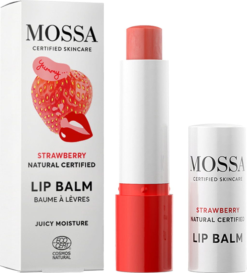 MOSSA  Strawberry Lip Balm, 4,50 g