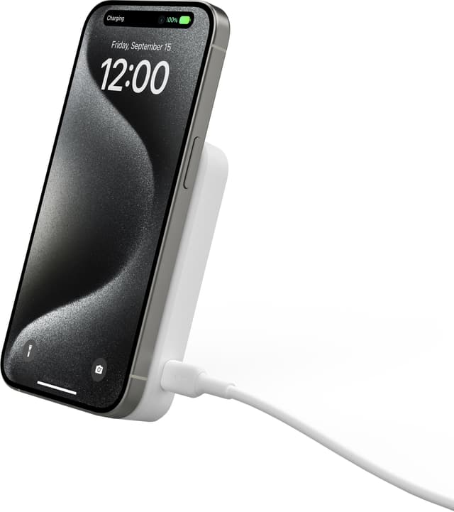 Belkin BoostCharge Pro 8K Magnetic Qi2 powerbank (white)