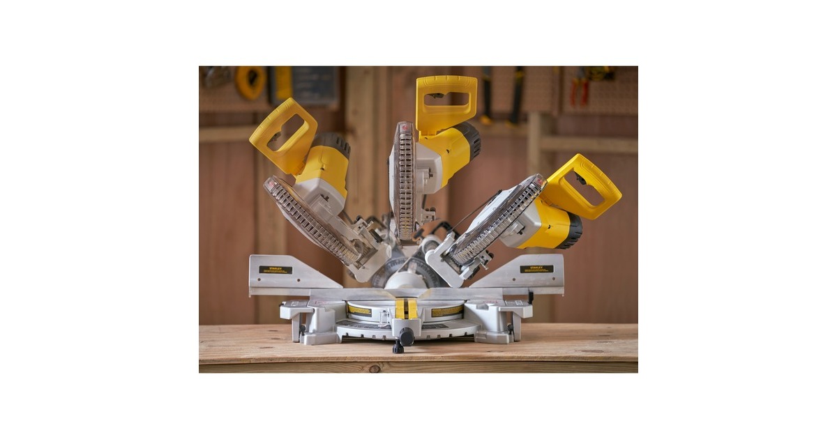 StanleySM1800-QS Afkort- en verstekzaag  (Geel/zwart, 254 mm, 1800W)