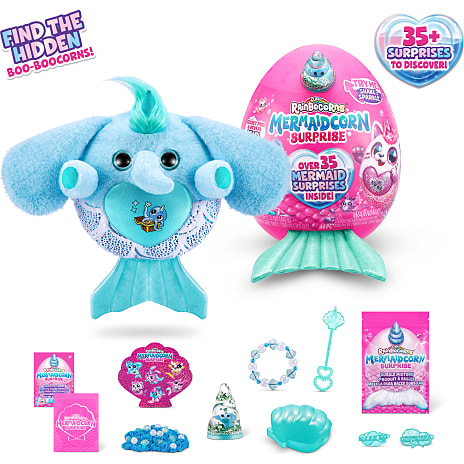 Rainbocorns Mermaidcorn Surprise bamse - assorteret