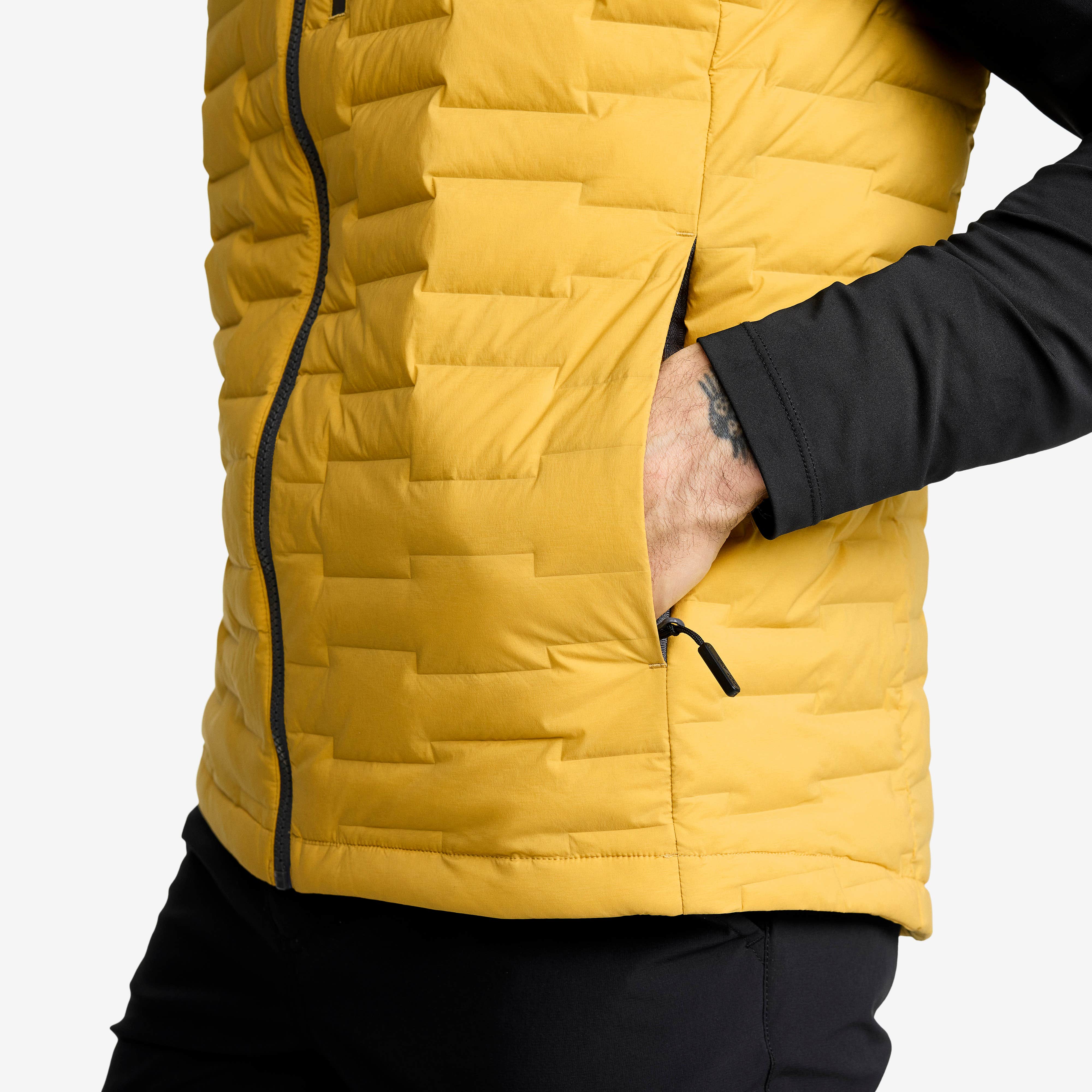 Flex Stretch Down Vest Herre Sauterne