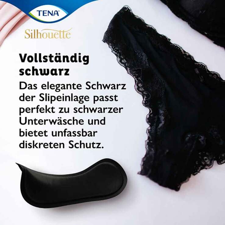 TENA® Silhouette NOIR Mini Einlagen bei Inkontinenz, 18 St