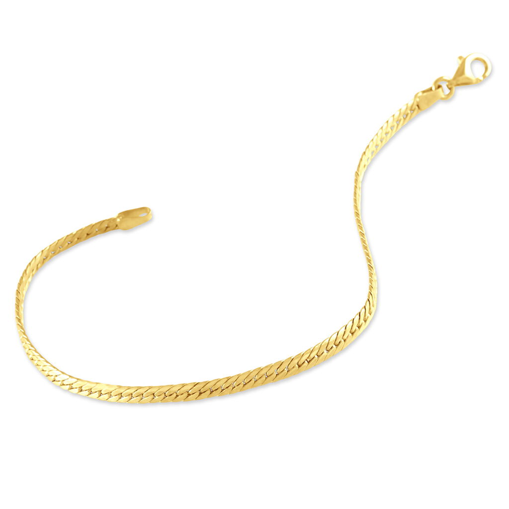 Bracelet Izel Maille Anglaise Or Jaune