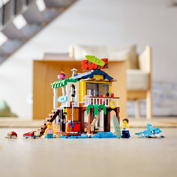 La maison sur la plage du surfeur LEGO Creator 31118