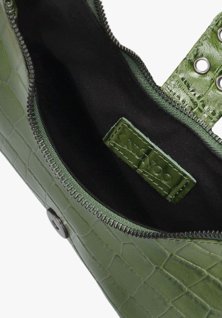 N\u00DANOO groene n&uacute;noo schoudertas palma buckle texas