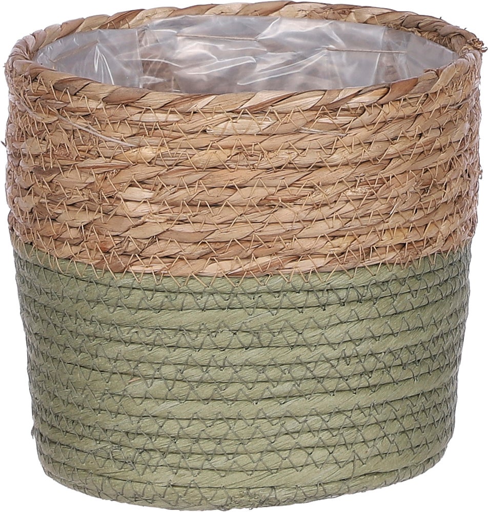 Mica Decorations plantenmand Rachel groen D 16 H 16 cm