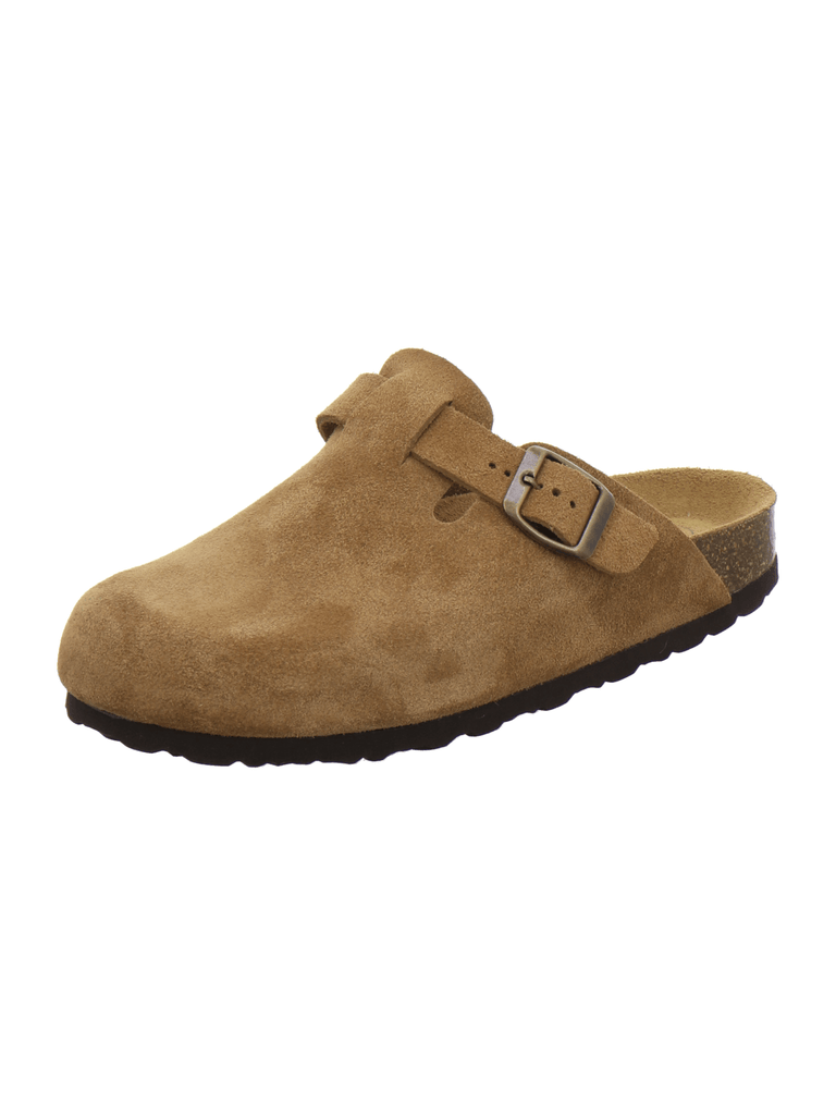 Clogs Damen Leder cognac