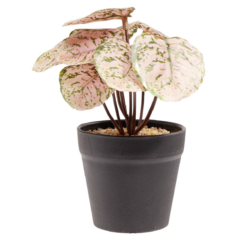 Plante artificielle verte dans pot Ø8,7xH18cm
