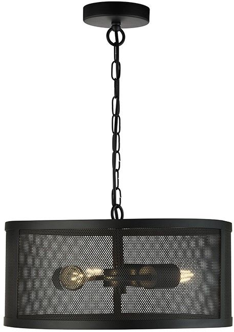 Hanglamp 12483-3BK Fishnet B45 x D45 cm
