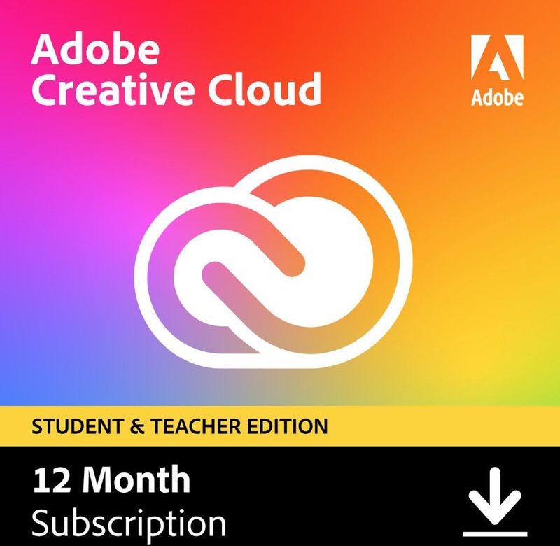 Adobe Creative Cloud - Student & Docent Versie - 100GB - Download