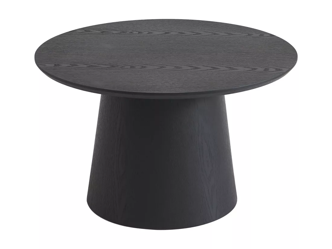 Tables basses gigognes placage chêne - Noir - PIARI