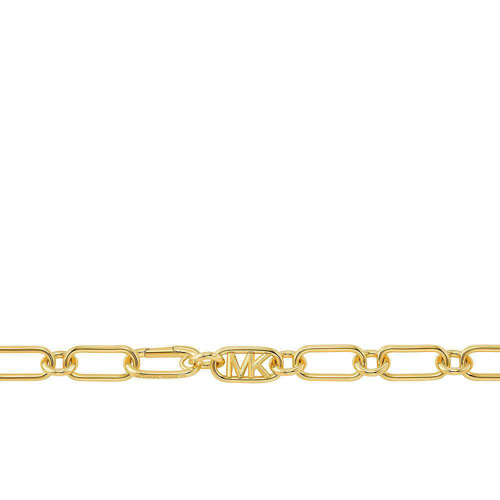 Michael Kors collier MKJ827200710 MK Statement Link goudkleurig