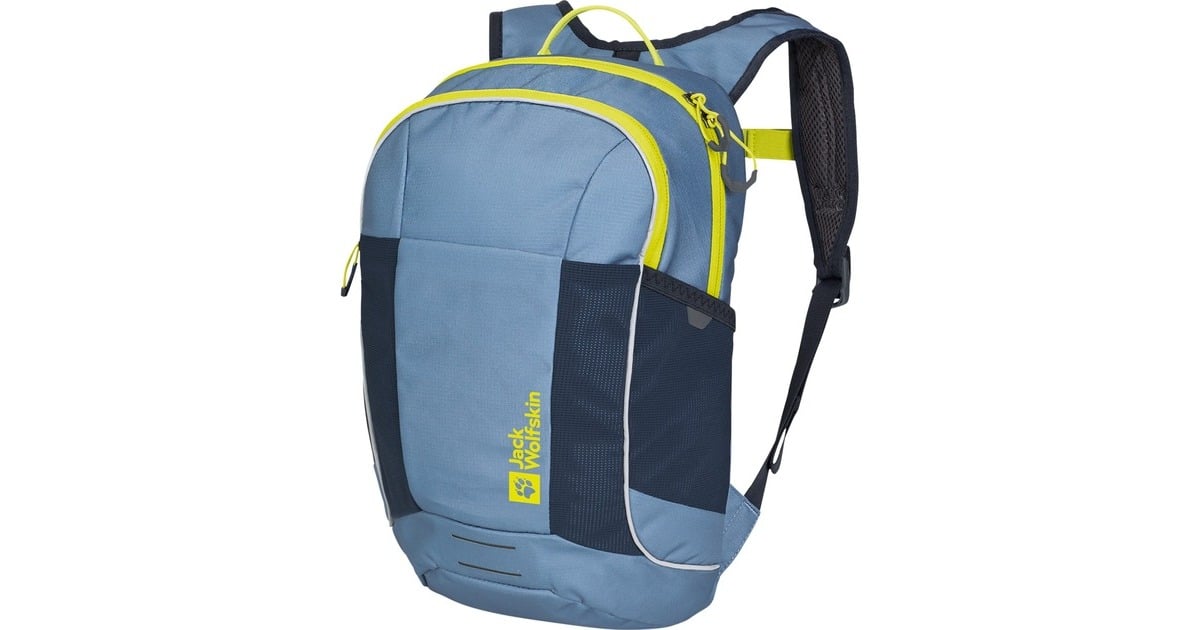 Jack WolfskinKIDS MOAB JAM rugzak  (Blauw/neongeel)