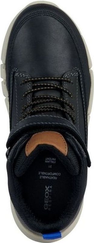 Geox - J Flexyper Boy - Sneakers - Zwart - Synthetisch - Klittenbandsluiting