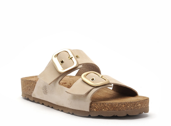 Yokono mules et sabots plats femme jerba 136 nub beige