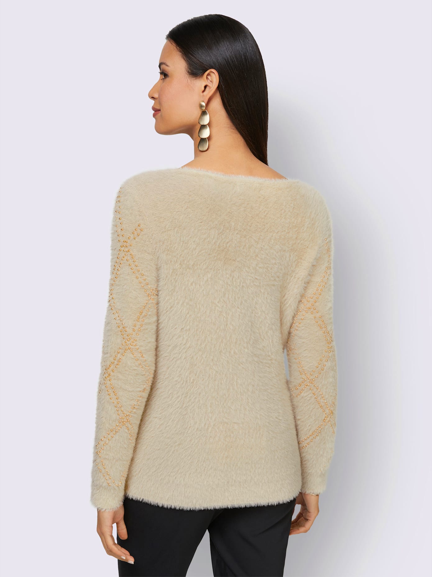 Pull à manches longues chaud et moelleux