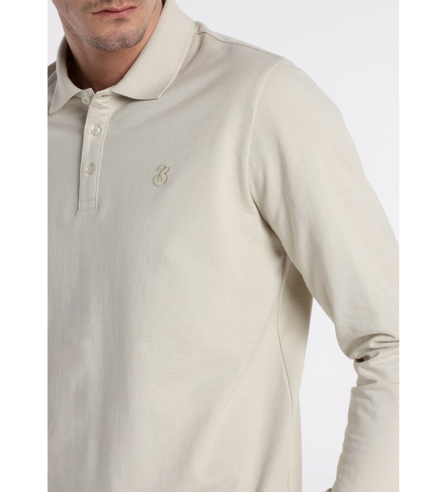 Camisa polo básica de manga comprida Bendorff marrom
