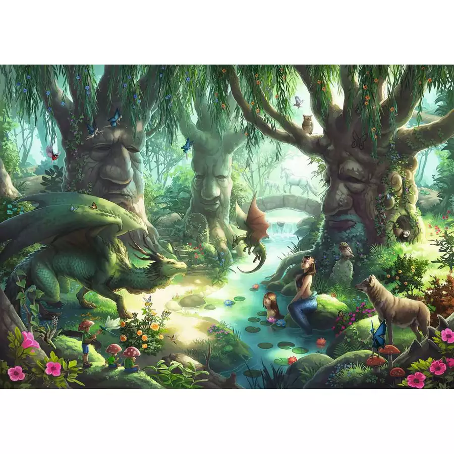 Ravensburger EXIT Puzzle Kids Der magische Wald bunt