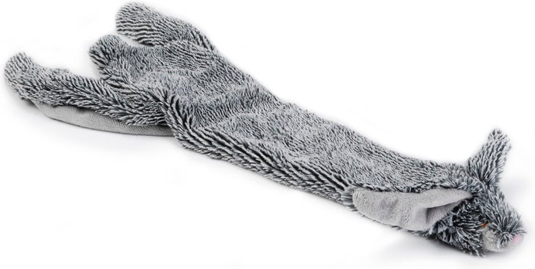 Beeztees hondenspeelgoed Flatinos konijn grijs 52 cm