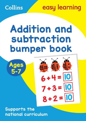 Addition and Subtraction Bumper Book Ages 5-7: Ideal for Home Learning - Collins Easy Learning KS1 (Paperback)