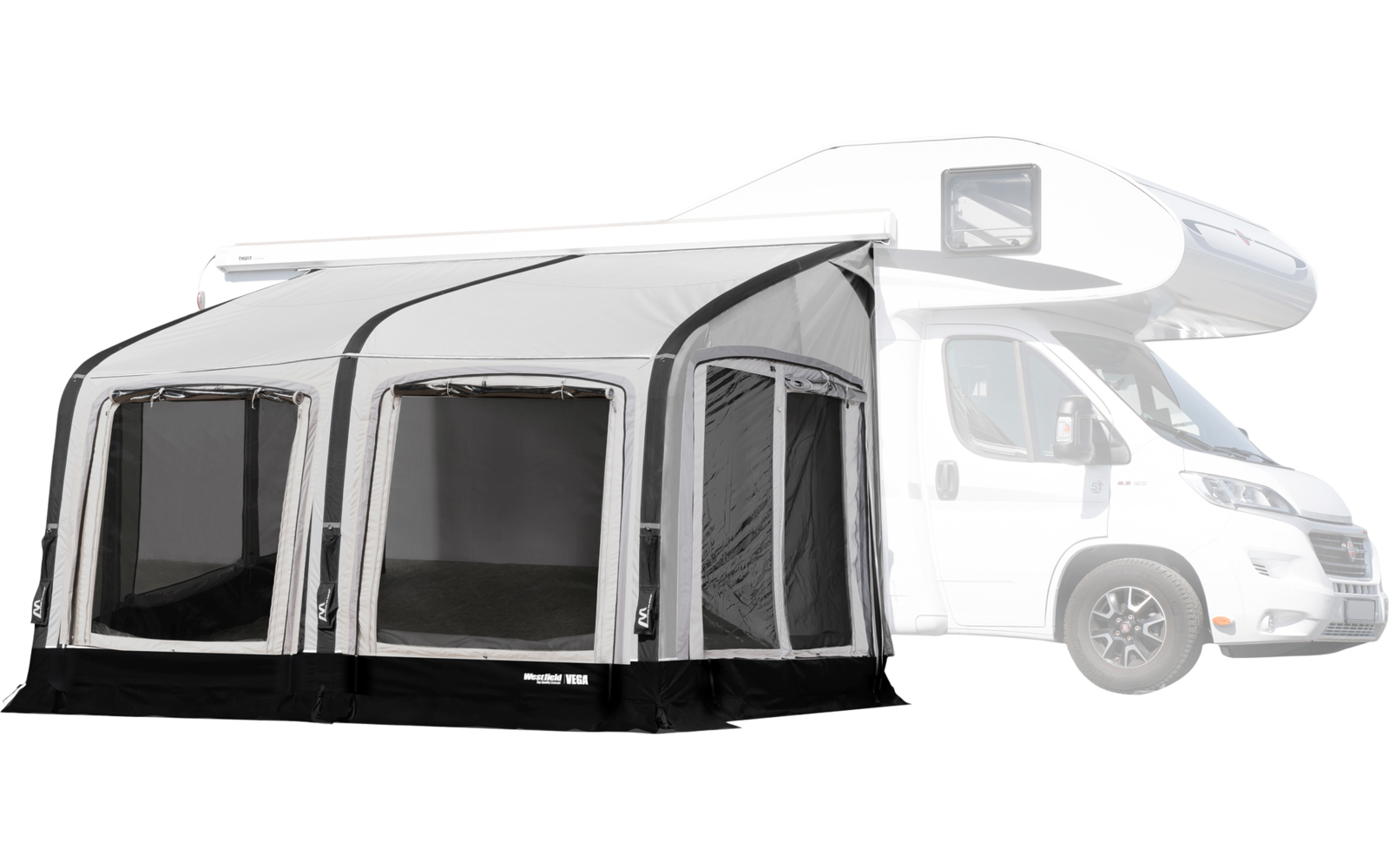 Westfield Vega 2.0 Luftvorzelt 330 Anbauhöhe 235 - 255 cm für Caravan