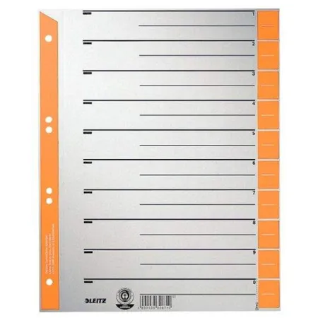 Leitz 16520045 Trennblätter A4, orange 100er