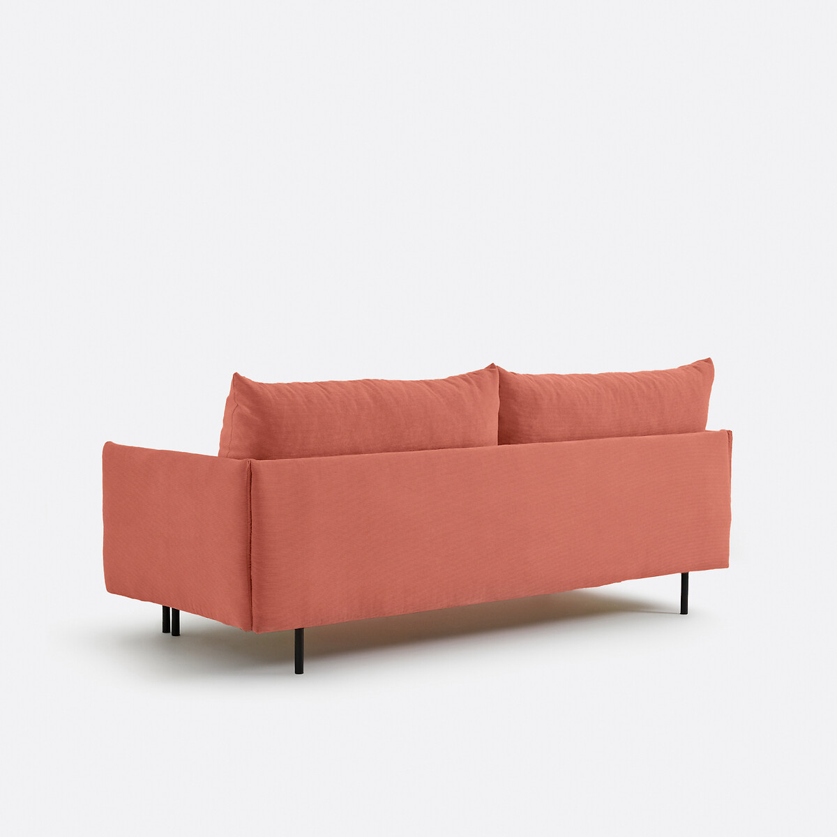 LA REDOUTE INTERIEURS<br>Sofá-cama de veludo cotelê fino, ZOFT