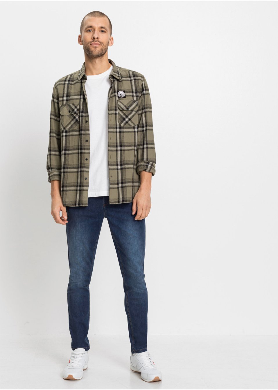 Lot de 2 jeans power stretch Slim Fit, Tapered