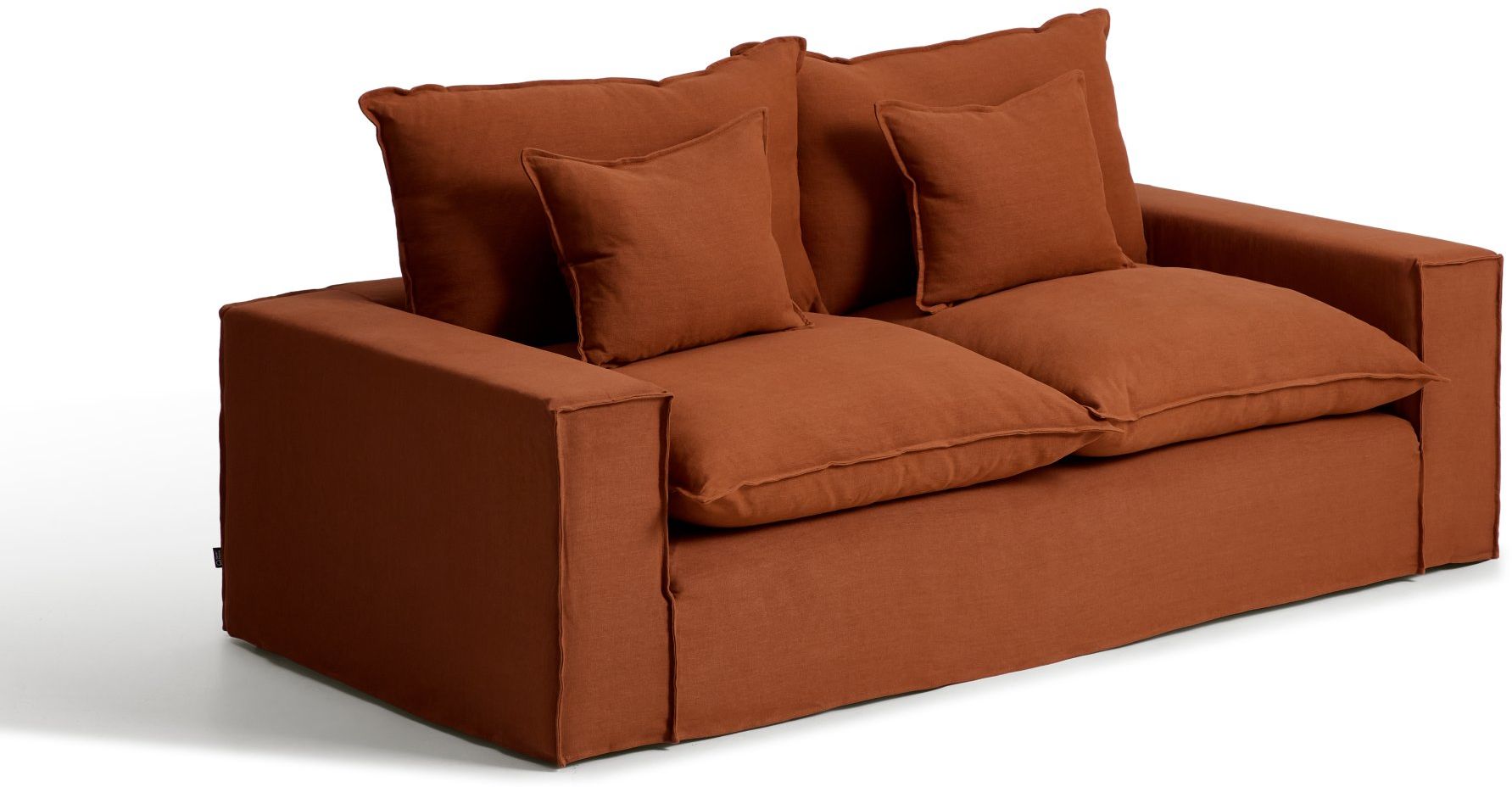 Kave Home Anarela Terracotta 2-Zitsbank