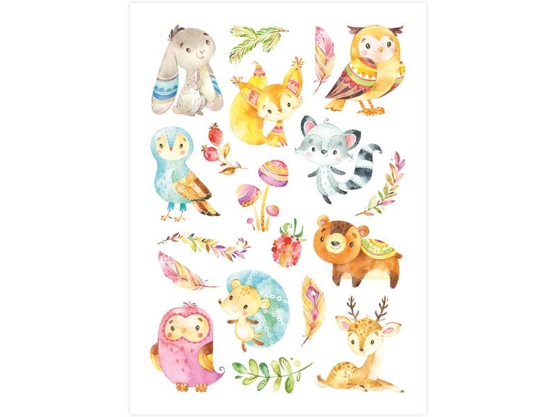Papierdrachen Tattoo Set Feen und Trolle 6 Bögen