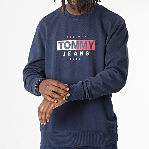 Sweat Crewneck Entry Flag 4341 Bleu Marine